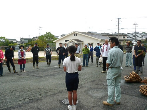 児童から地域の方へお礼の言葉