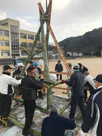 横渡しを固定