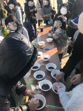 砂糖醤油で美味しくいただきました