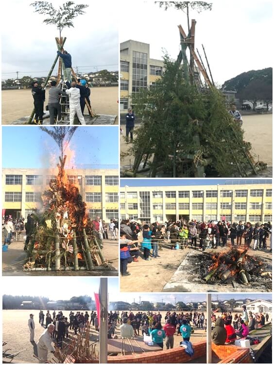 平成31年1月14日 中間西校区どんど焼き