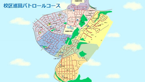 校区巡回パトロールを実施