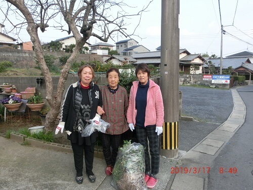 七重町自治会1組のみなさん